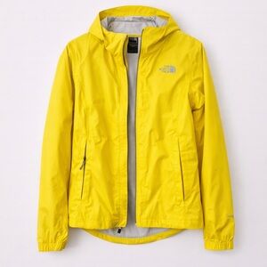 The North Face Yellow Hooded and Lined Jacket